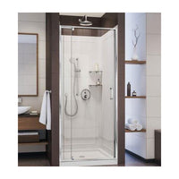 32 x 32 Shower Kit with Shower Door, Base & Walls | White
