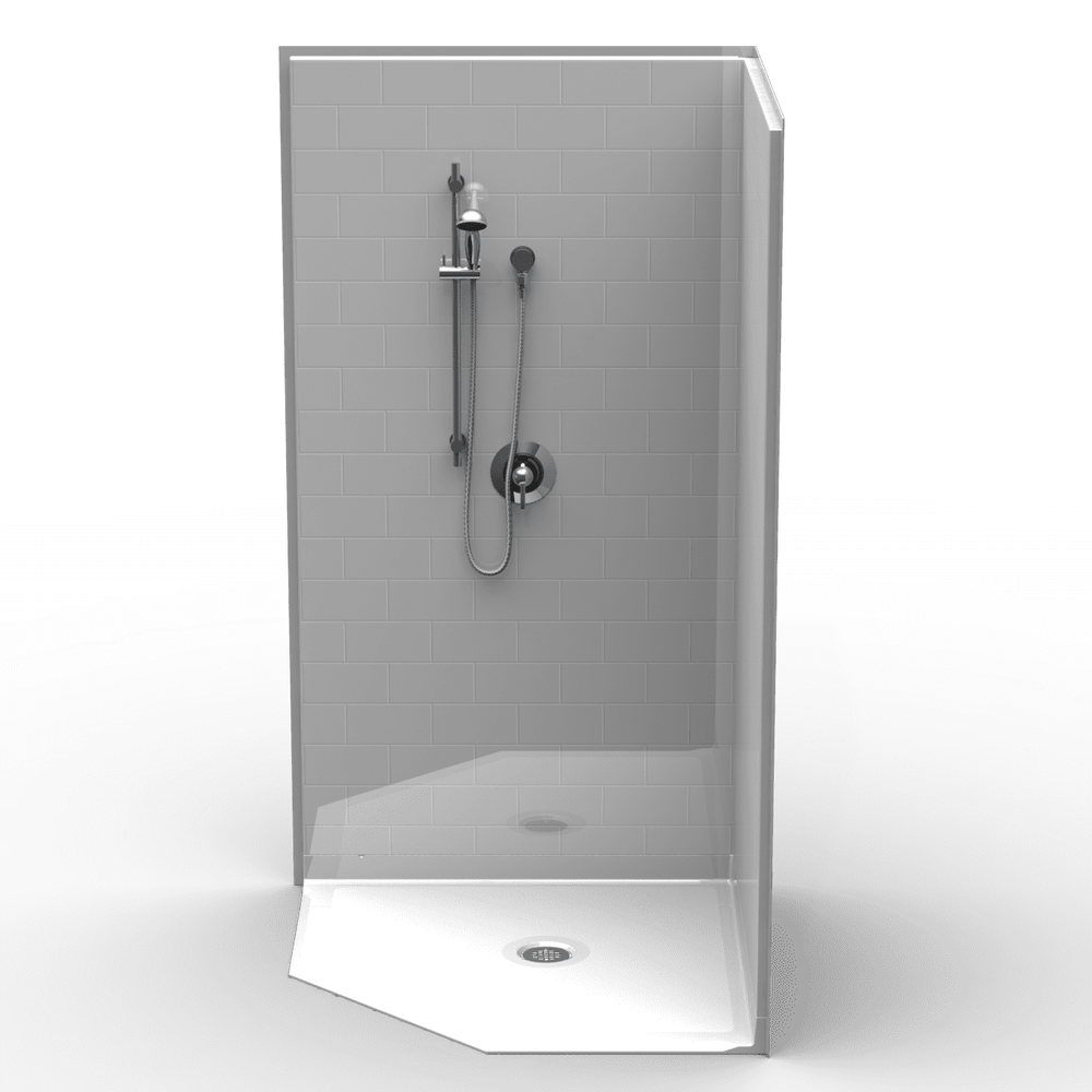 Curbless Corner Shower | 42 x 42