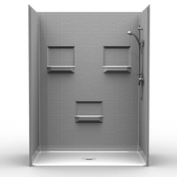 60 x 36 Shower Package Curbless Entry | 24 hr Quick Ship