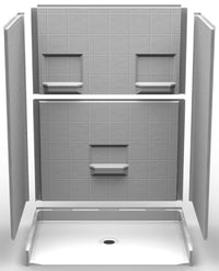 60 X 42 Roll-in Shower Stall | Made in USA