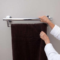 ADA Grab Bar | Integrated Towel Holder | 500 Pound Capacity