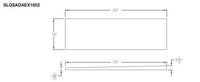 QUICKdrain ADA Quick Slope Extension Panel | 16 x 52 Panel