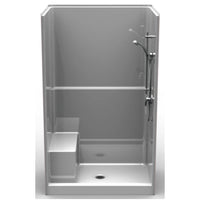 SHOWER WITH SEAT | 48 X 36 | ONE PIECE