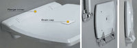 ADA Folding Shower Seat | Wall-Mounted | 330 Pound Capacity